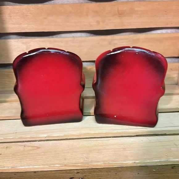 Antique Chalkware Bookends